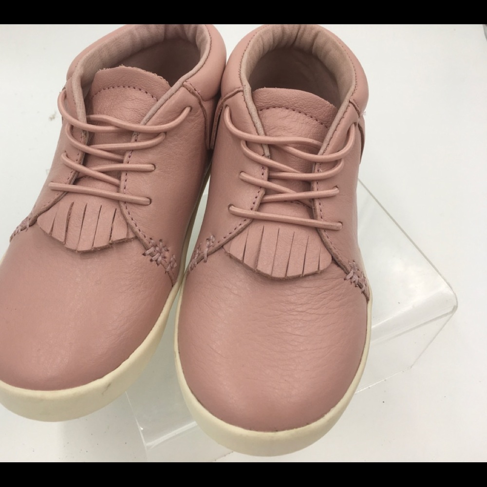 Freshly Picked Blush Leather Hard Sole Shoes